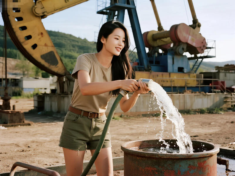 油氣田注水現場圖 油氣田注水現場圖