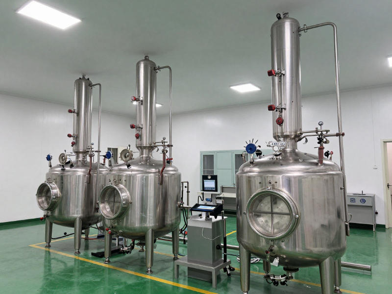 精細化工醫藥生產企業碳酸二甲酯反應釜現場